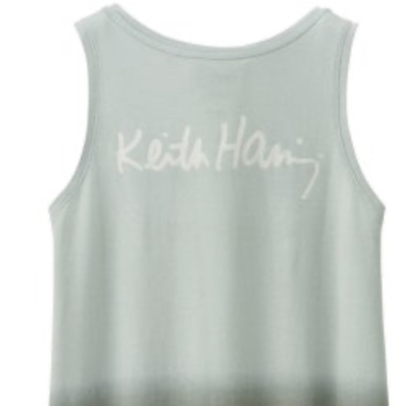 KEITH HARDING Tank Ballerina Ombré Dip Dye Oversized - Grey - Picture 4 of 12